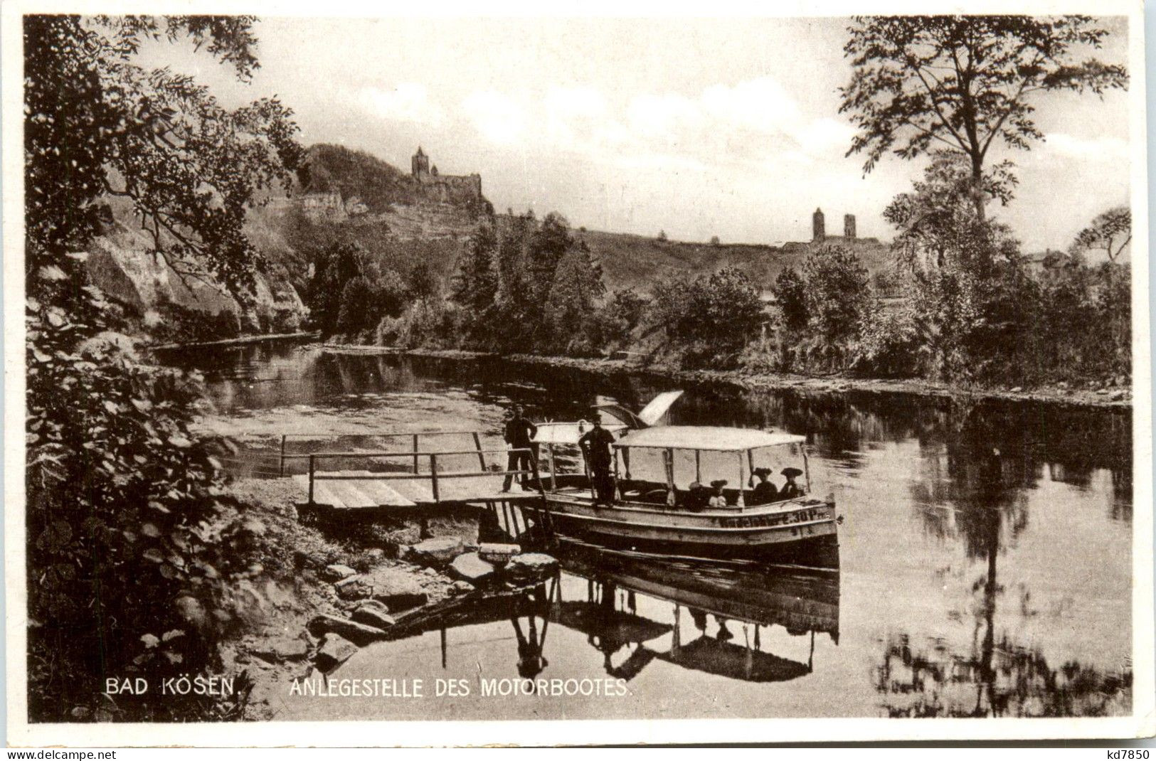 Bad Kösen - Anlagestelle Des Motorbootes - Bad Koesen