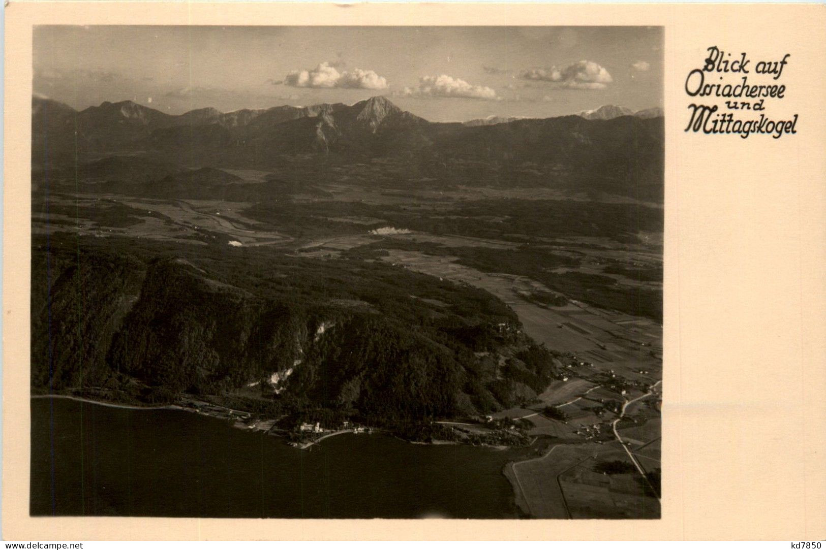 Villach/Kärnten - Villach, Blick Auf Ossiachersee Und Mittagskogel - Villach