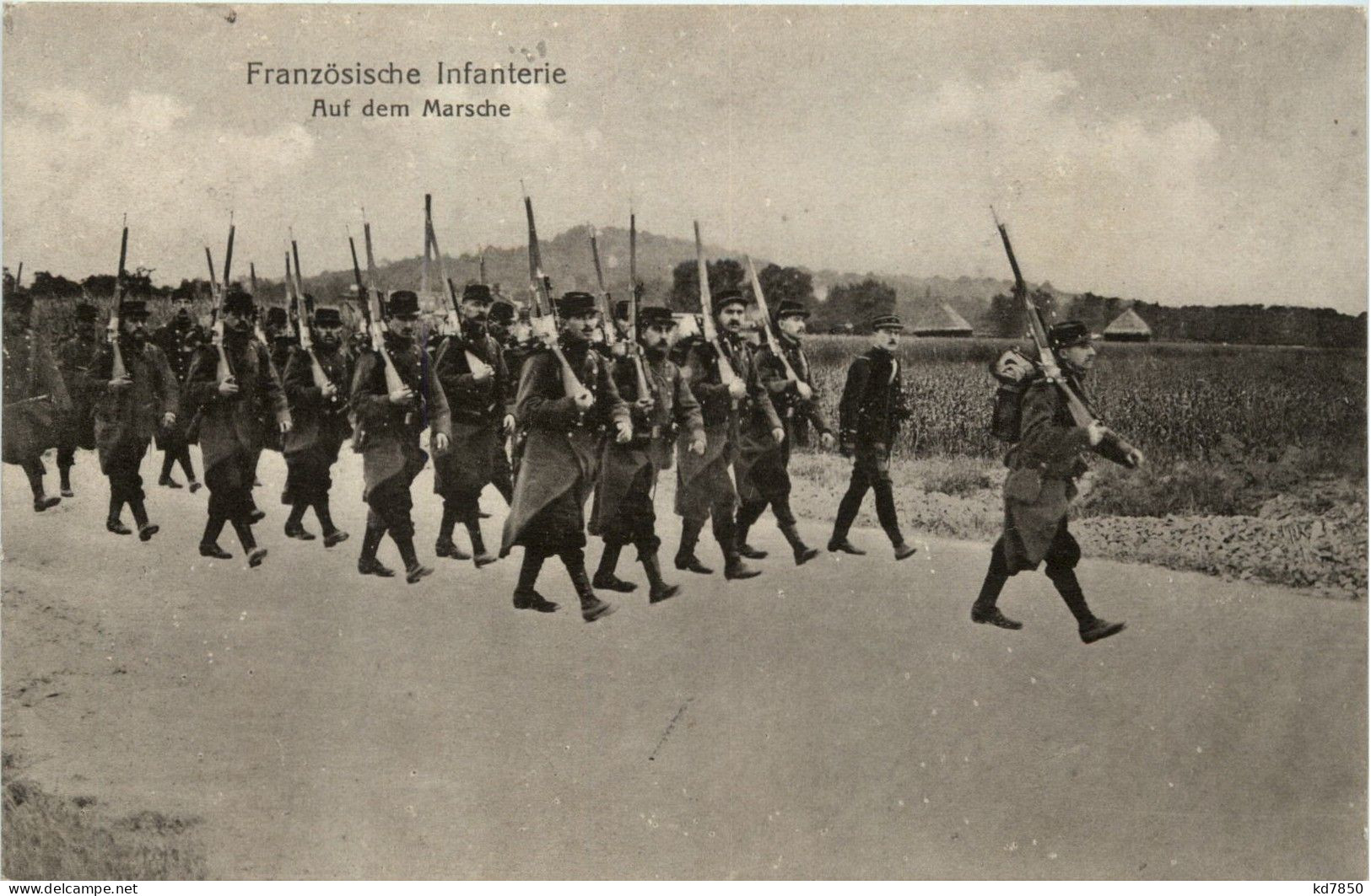 Französische Infanterie - Weltkrieg 1914-18