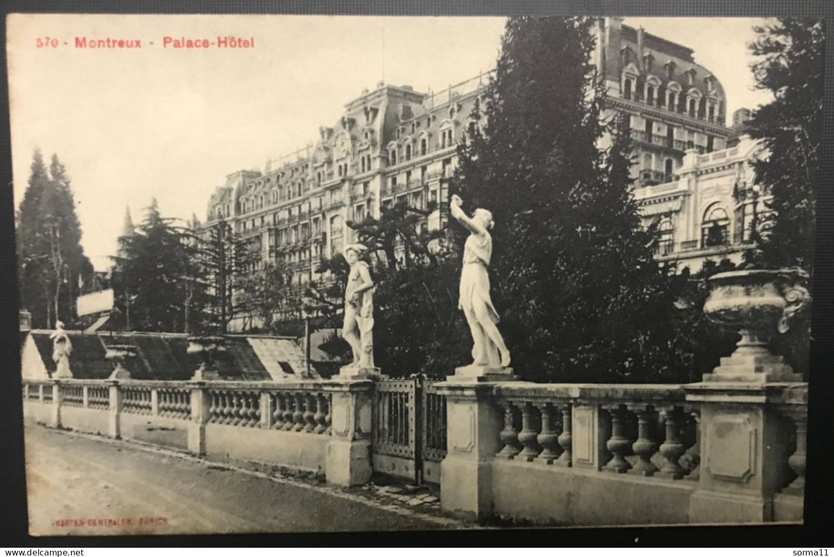 CPA MONTREUX (Suisse) Palace Hôtel - Montreux