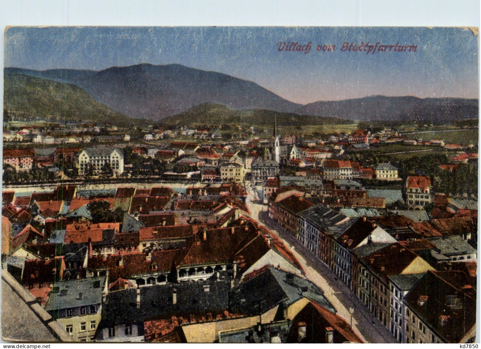 Villach/Kärnten - Villach, Vom Stadtpfarrturm - Villach