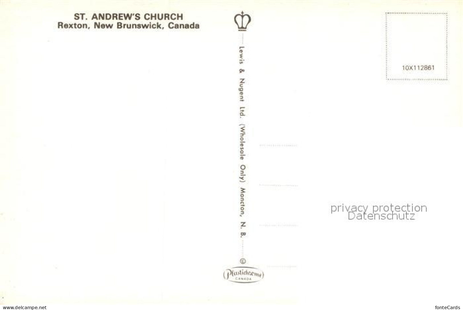 73126557 Rexton New Brunswick St Andrew's Church Rexton New Brunswick - Non Classés