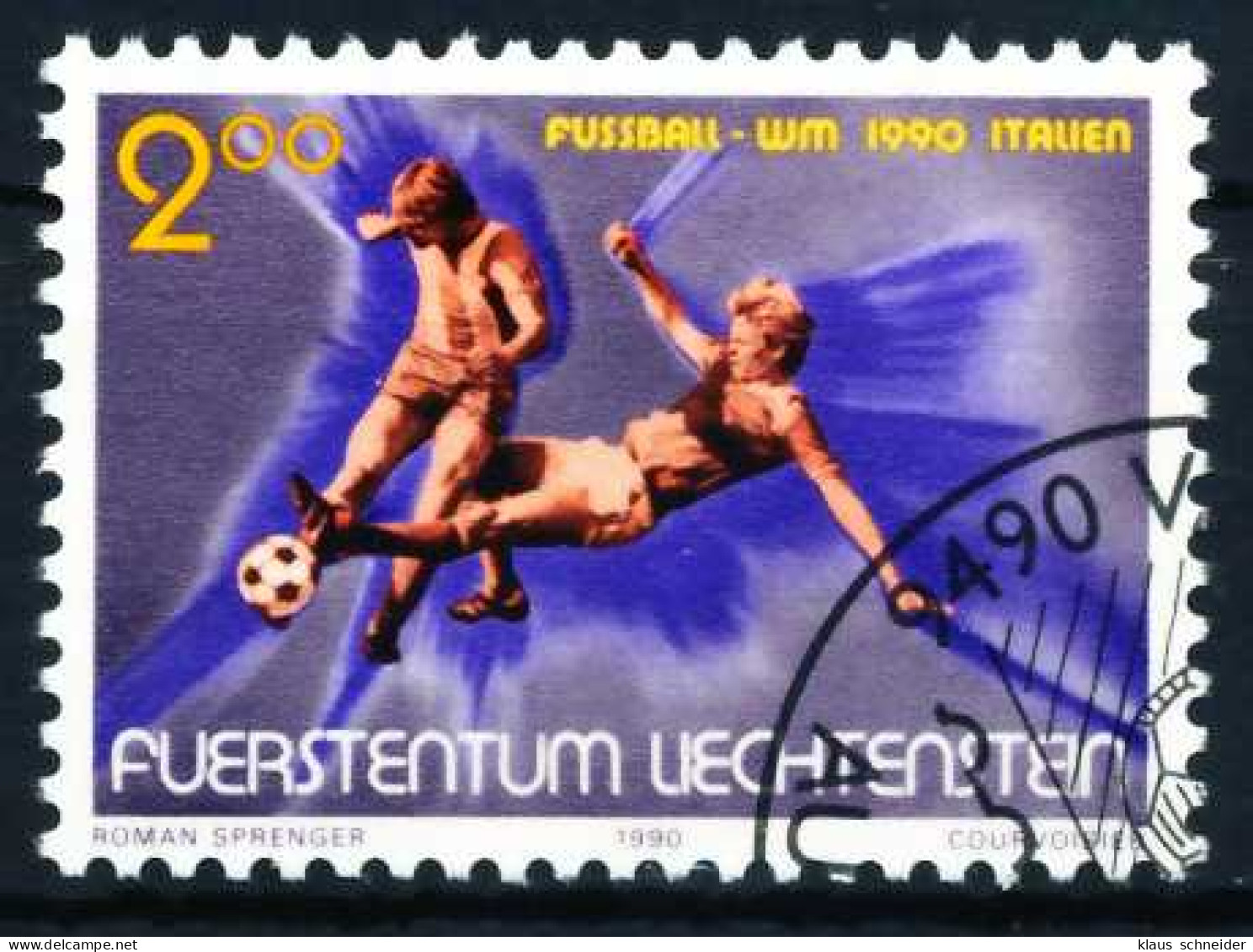 LIECHTENSTEIN 1990 Nr 987 Gestempelt SA18F42 - Used Stamps