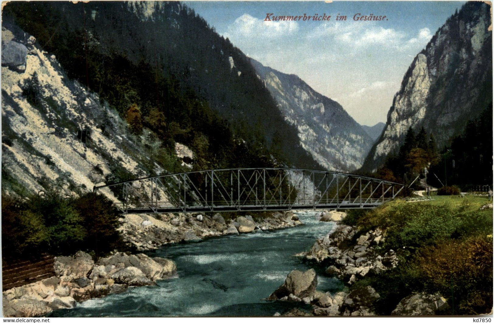 Gesäuse/Steiermark - Gesäuse, Kummerbrücke - Gesäuse