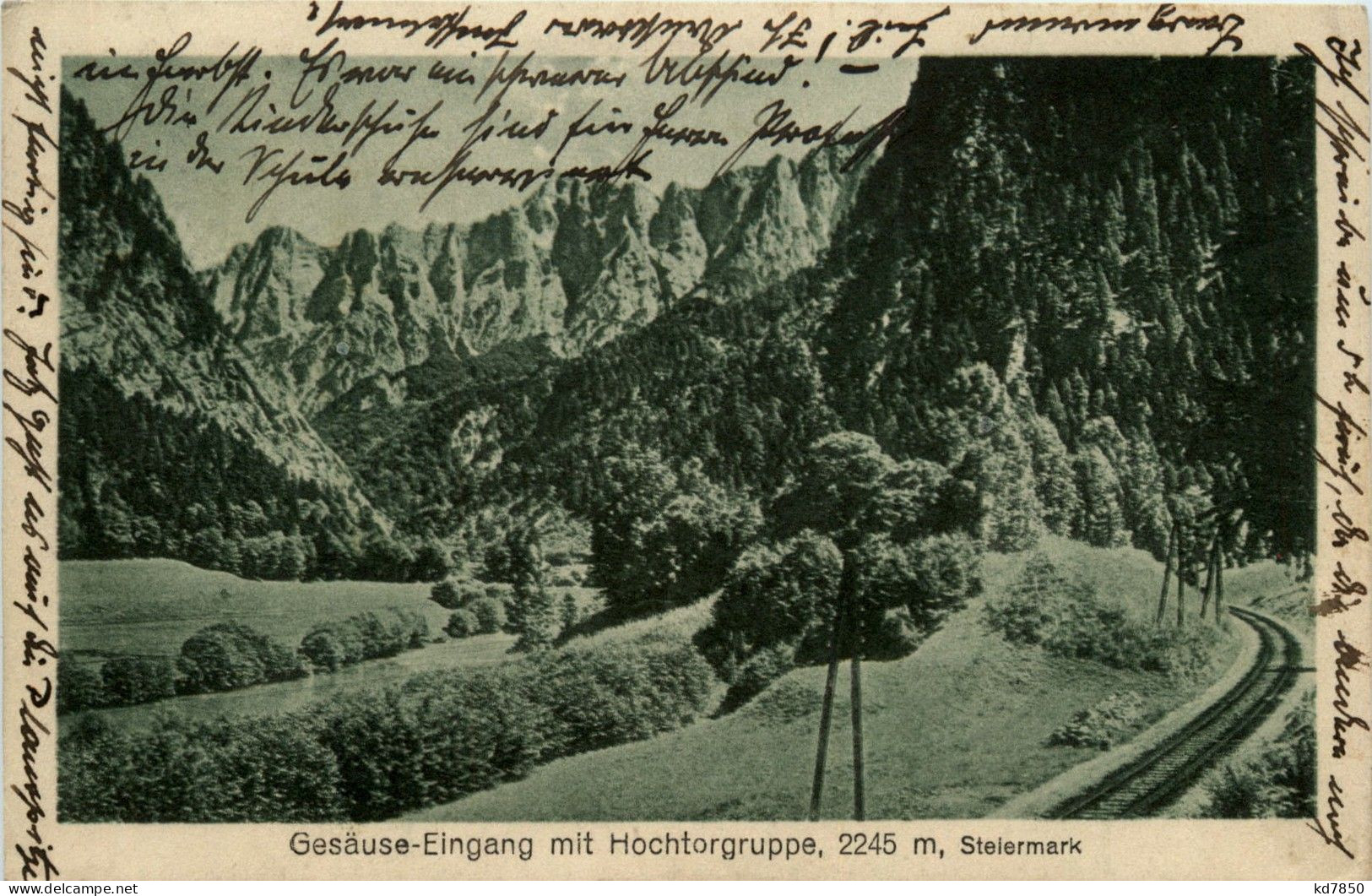 Gesäuse/Steiermark - Gesäuse, Eingang Mit Hochtorgruppe - Gesäuse