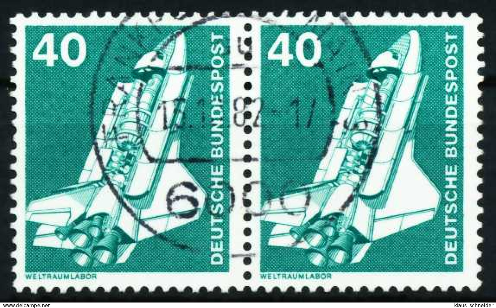 BRD DS INDUSTRIE U. TECHNIK Nr 850 Gestempelt WAAGR PAAR X6681E6 - Used Stamps