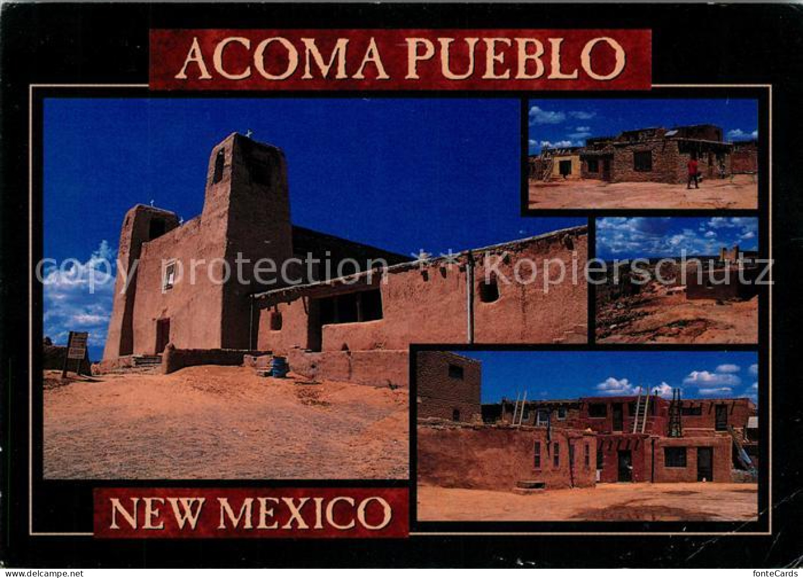 73126526 Acoma_Pueblo Enchanted Mesa Huge Monolith - Autres & Non Classés