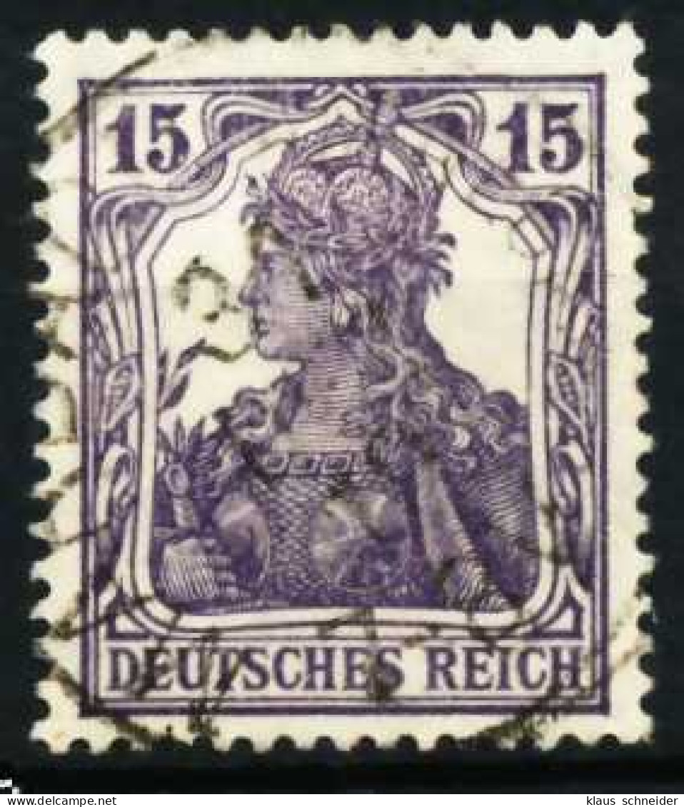 D-REICH GERMANIA Nr 101a Gestempelt X68722E - Usati
