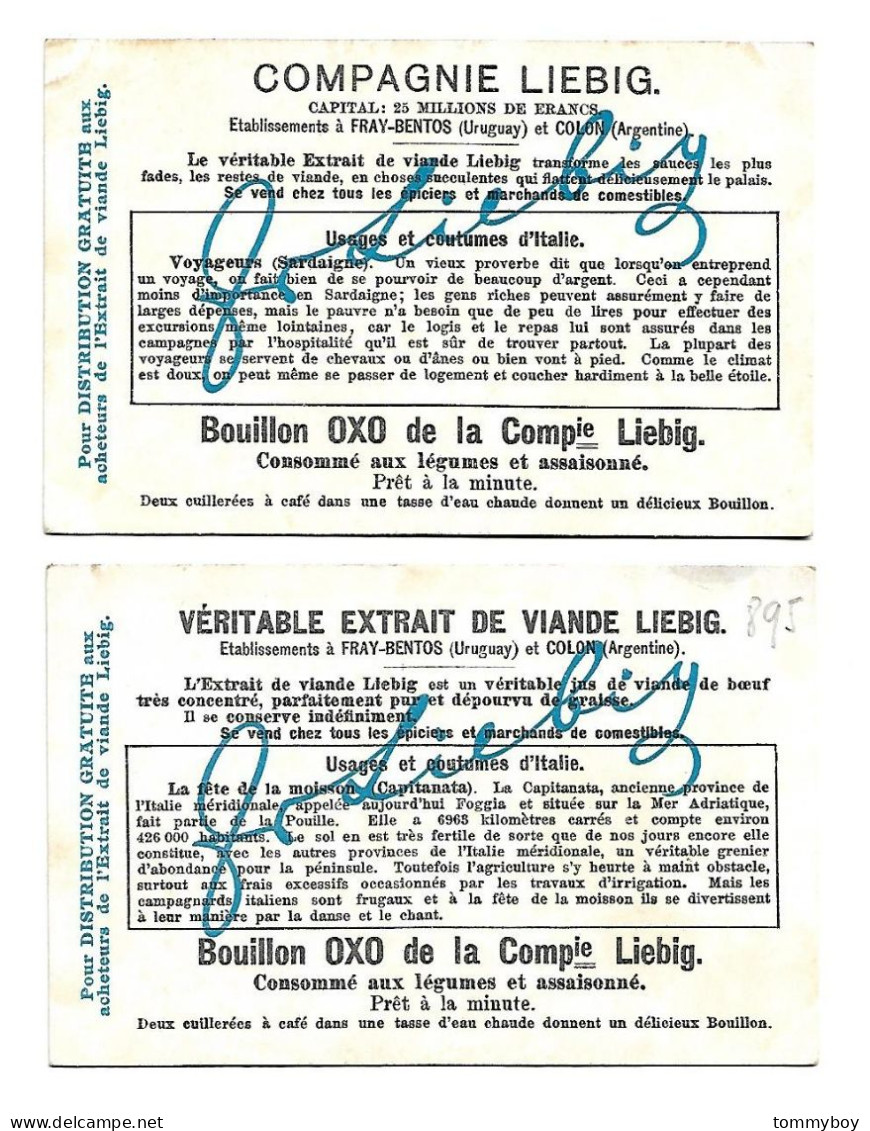 S 911, Liebig 6 Cards, Scènes D'Italie ( Ref B24) - Liebig