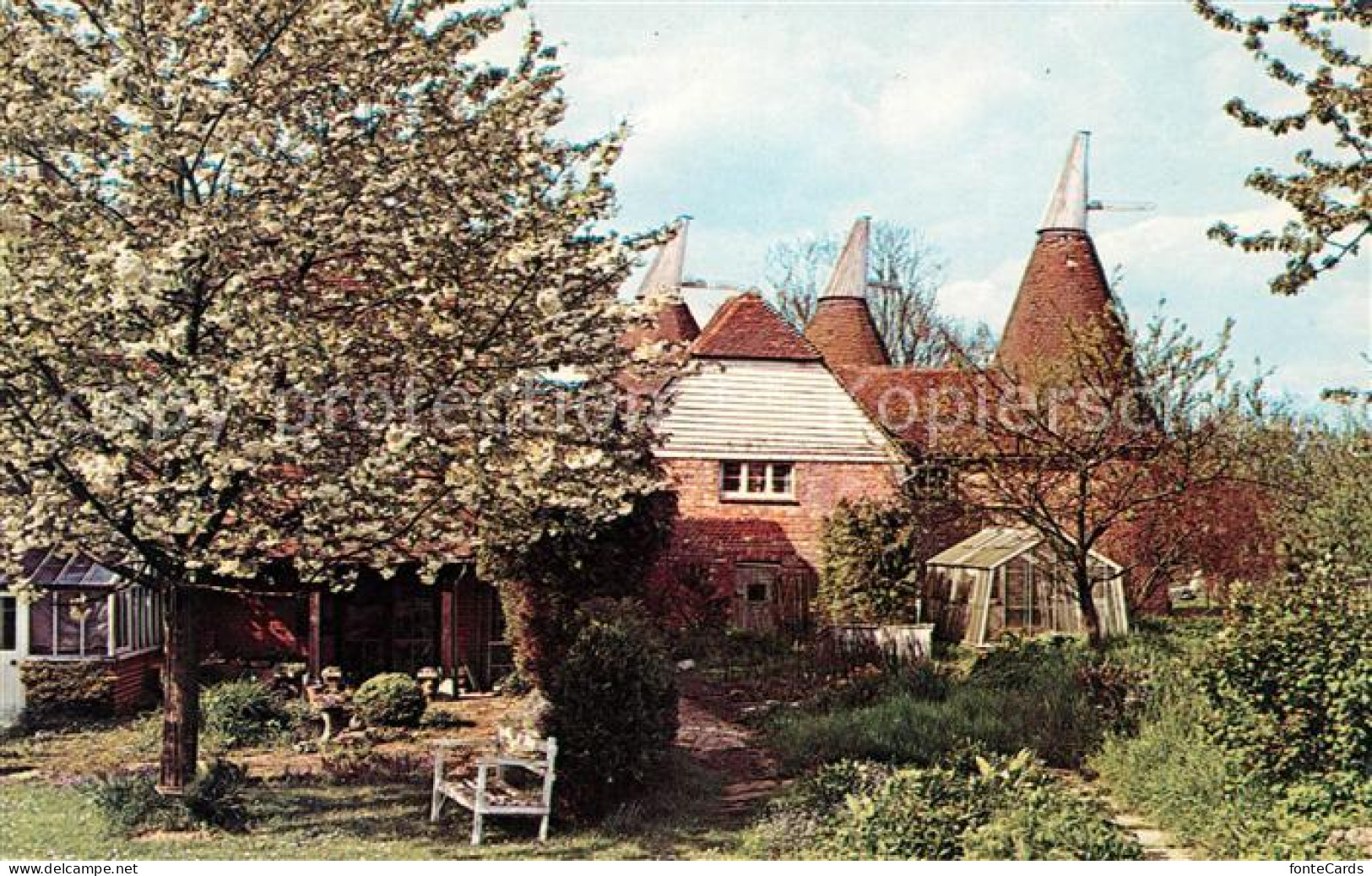 73126188 Kent Kentish Oast Houses Springtime Kent - Other & Unclassified