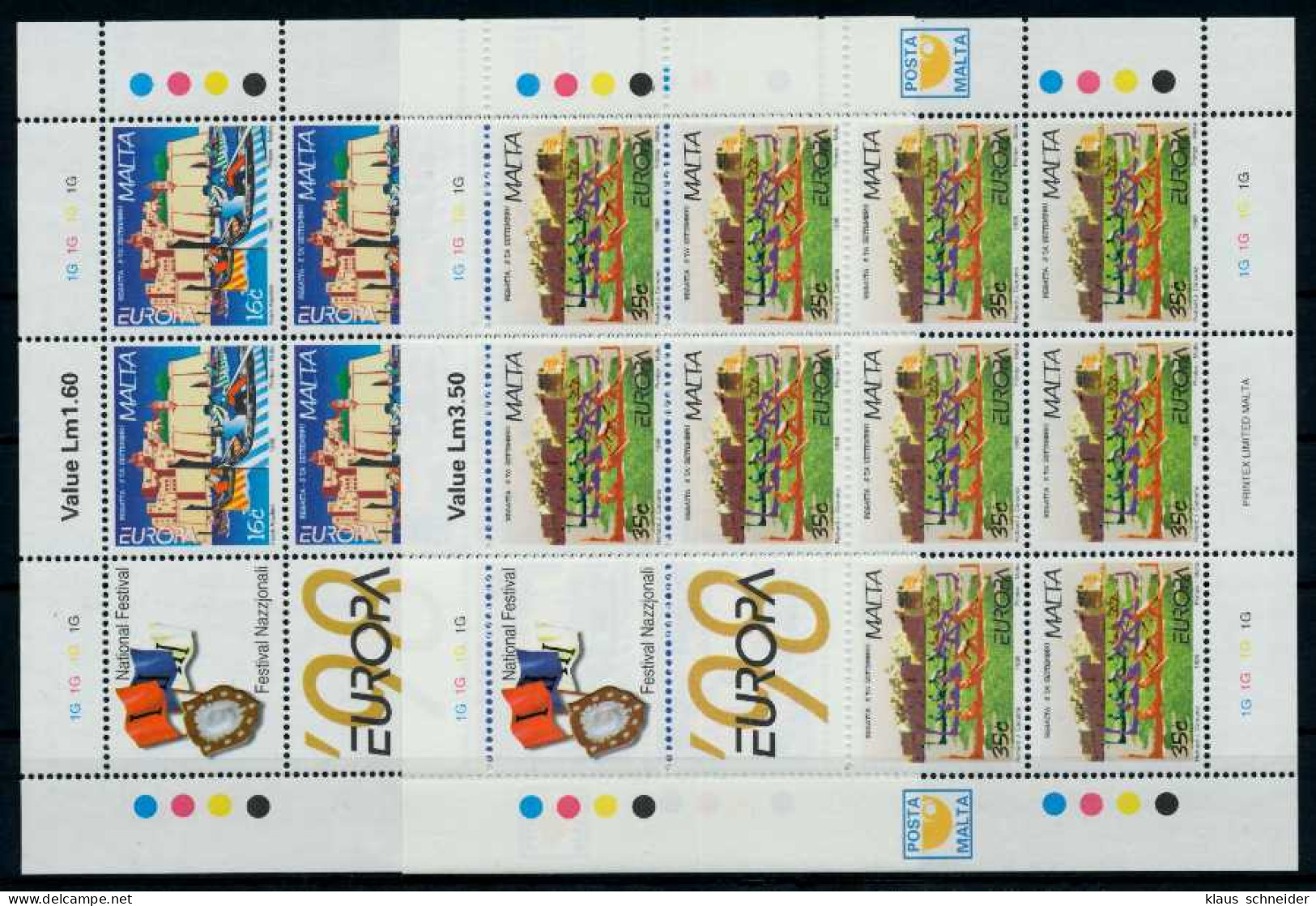 MALTA Nr 1041KB-1042KB Postfrisch KLEINBG X7BD6EA - Malte