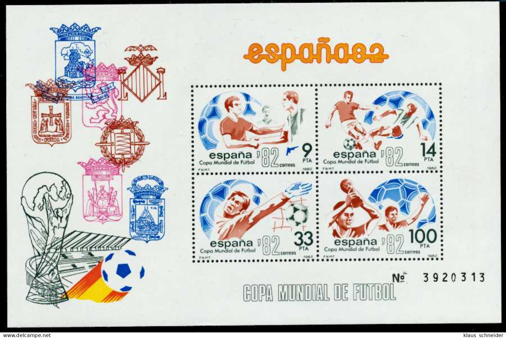 SPANIEN Block 26 Postfrisch S00F322 - Blocs & Feuillets