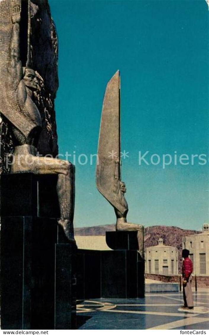 73126126 Nevada_US-State Hoover Dam Skulpturen - Autres & Non Classés