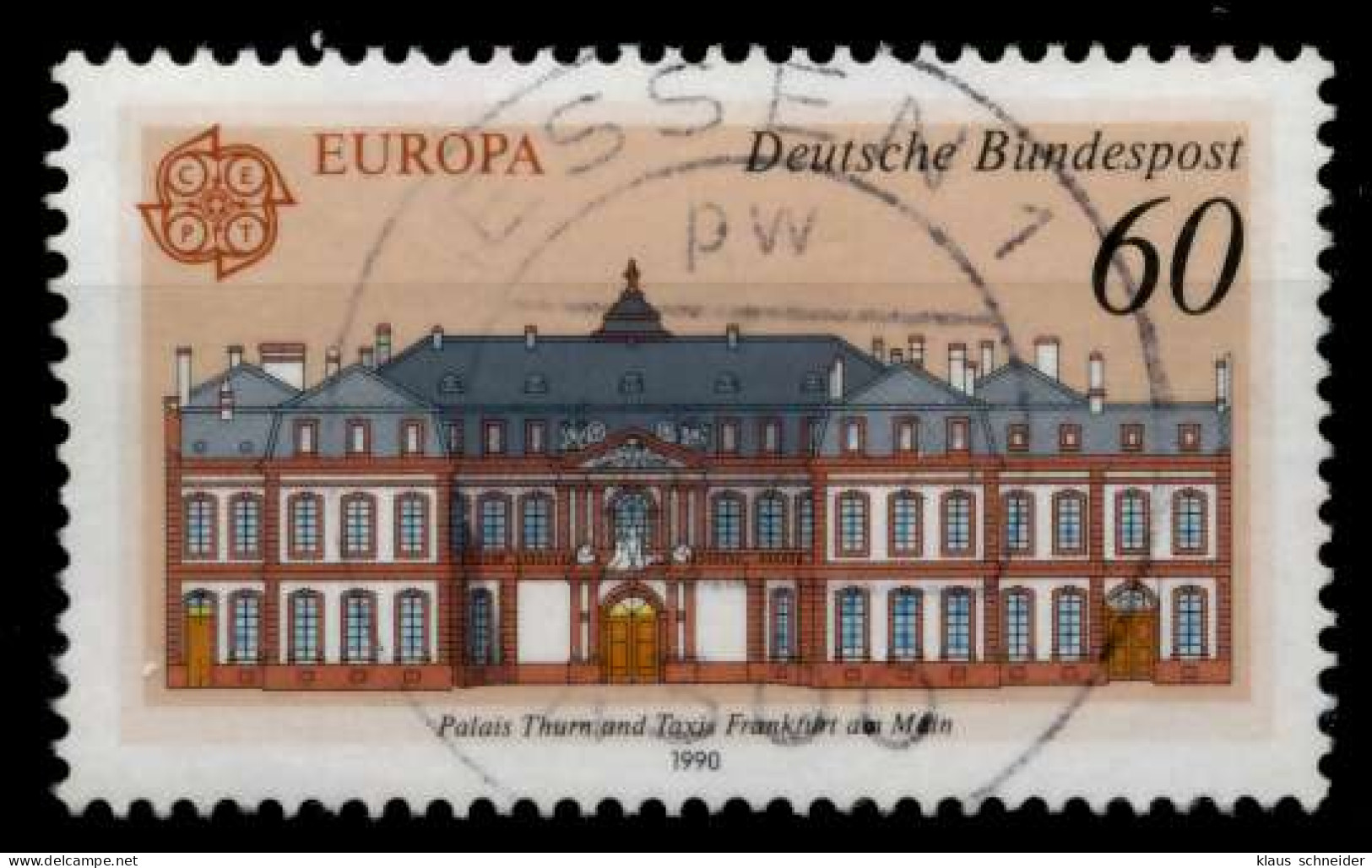 BRD BUND 1990 Nr 1461 Zentrisch Gestempelt X85224A - Oblitérés