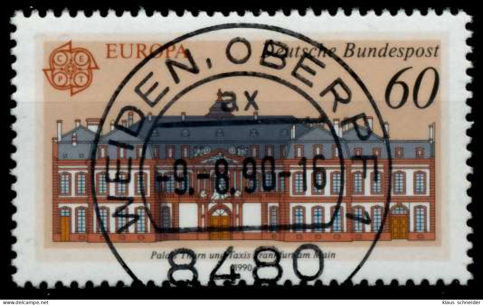 BRD BUND 1990 Nr 1461 Zentrisch Gestempelt X85227A - Gebraucht