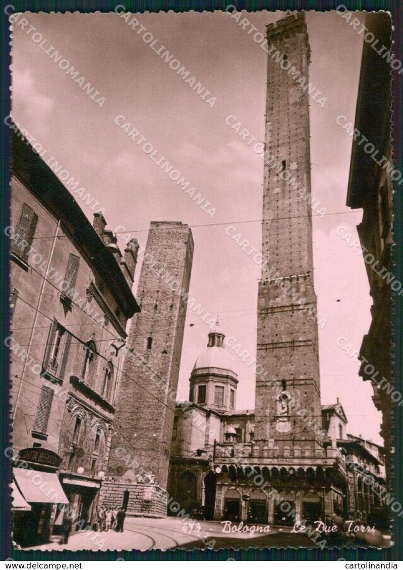 Bologna Città Torri Asinelli E Garisenda COLLA FG Foto Cartolina HB4906 - Bologna