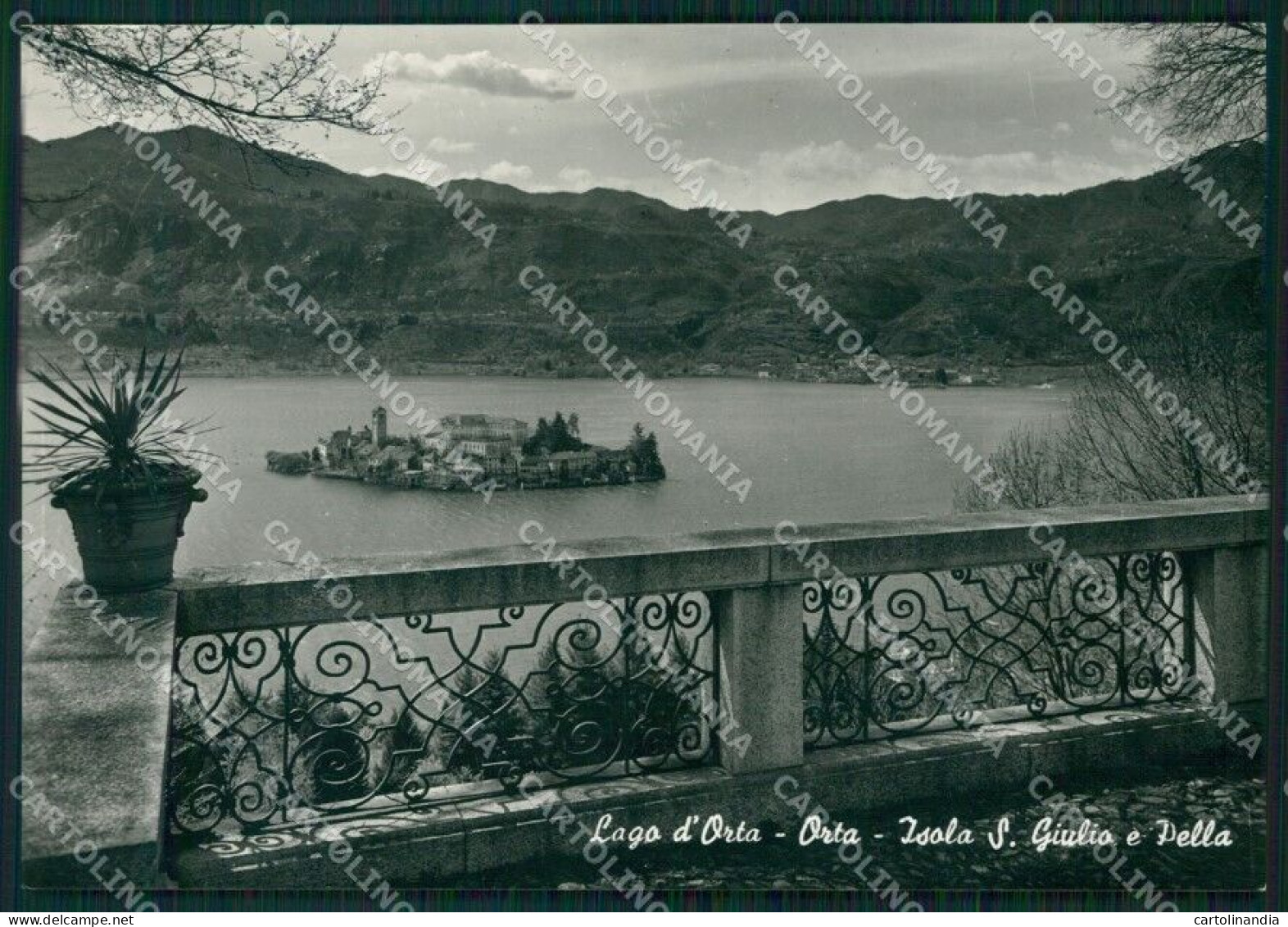 Novara Orta San Giulio Lago Di FG Foto Cartolina HB4916 - Novara