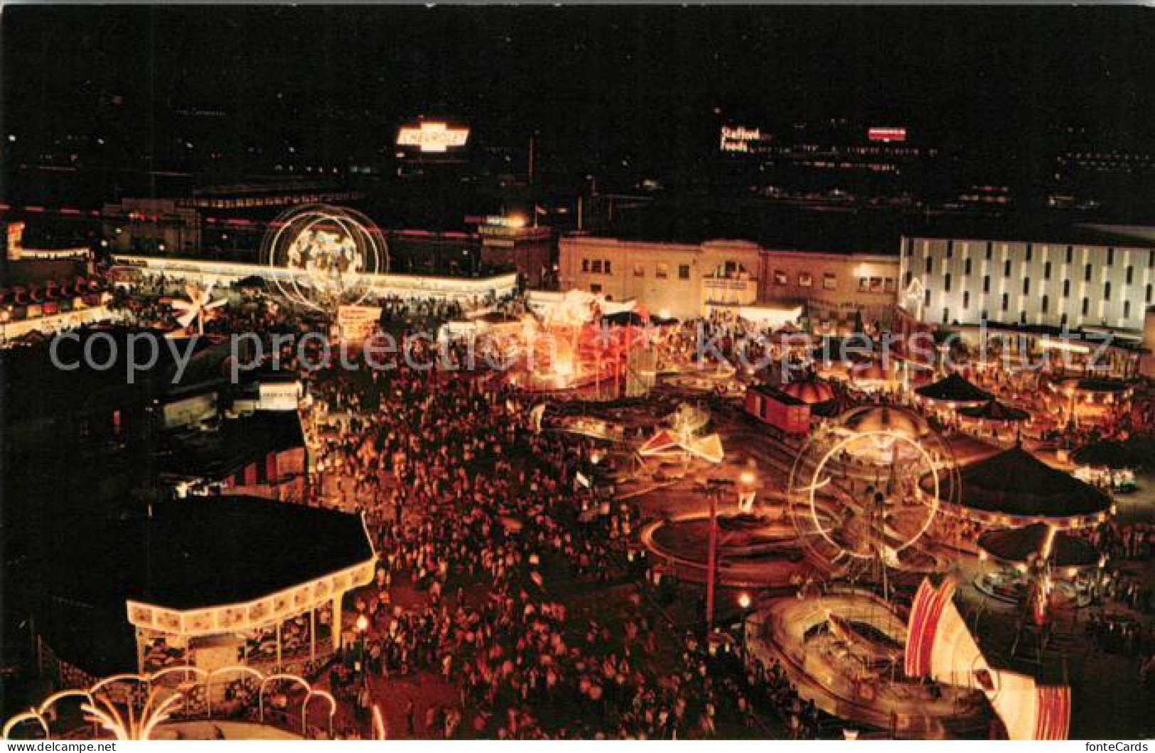 73126049 Toronto Canada Canadian National Exhibition At Night Toronto Canada - Unclassified