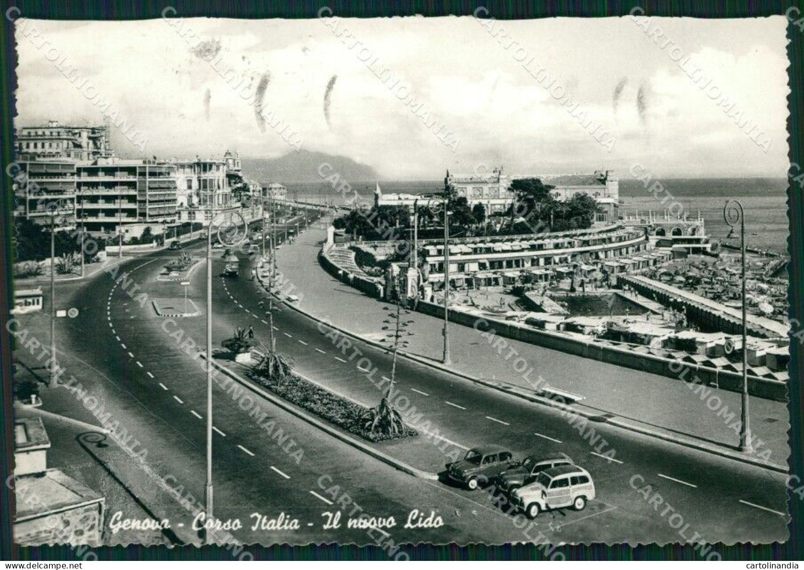 Genova Città Auto PIEGHINA STRAPPINO FG Foto Cartolina HB4946 - Genova (Genoa)