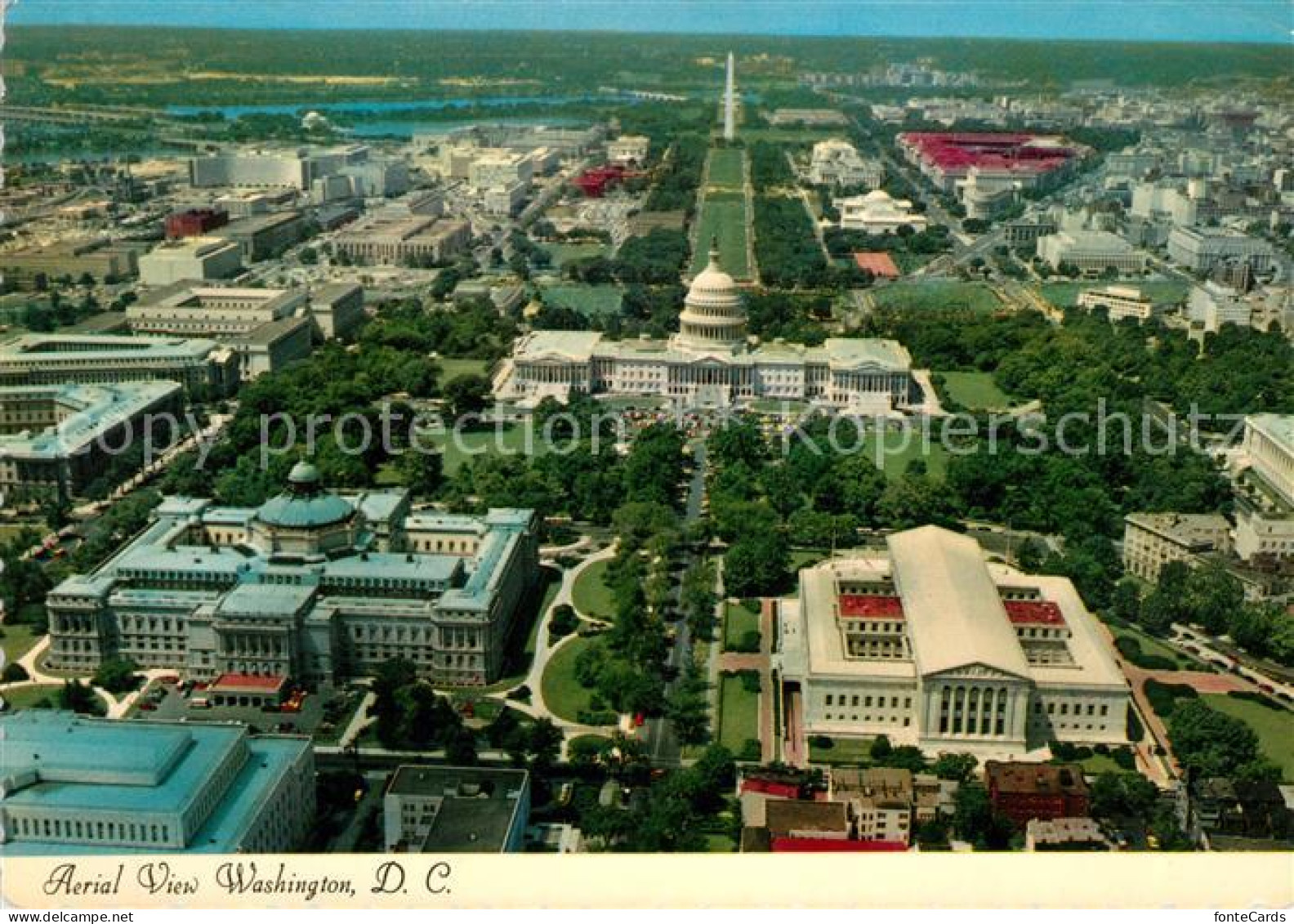 73125737 Washington DC Fliegeraufnahme Capitol Library Congress  - Washington DC