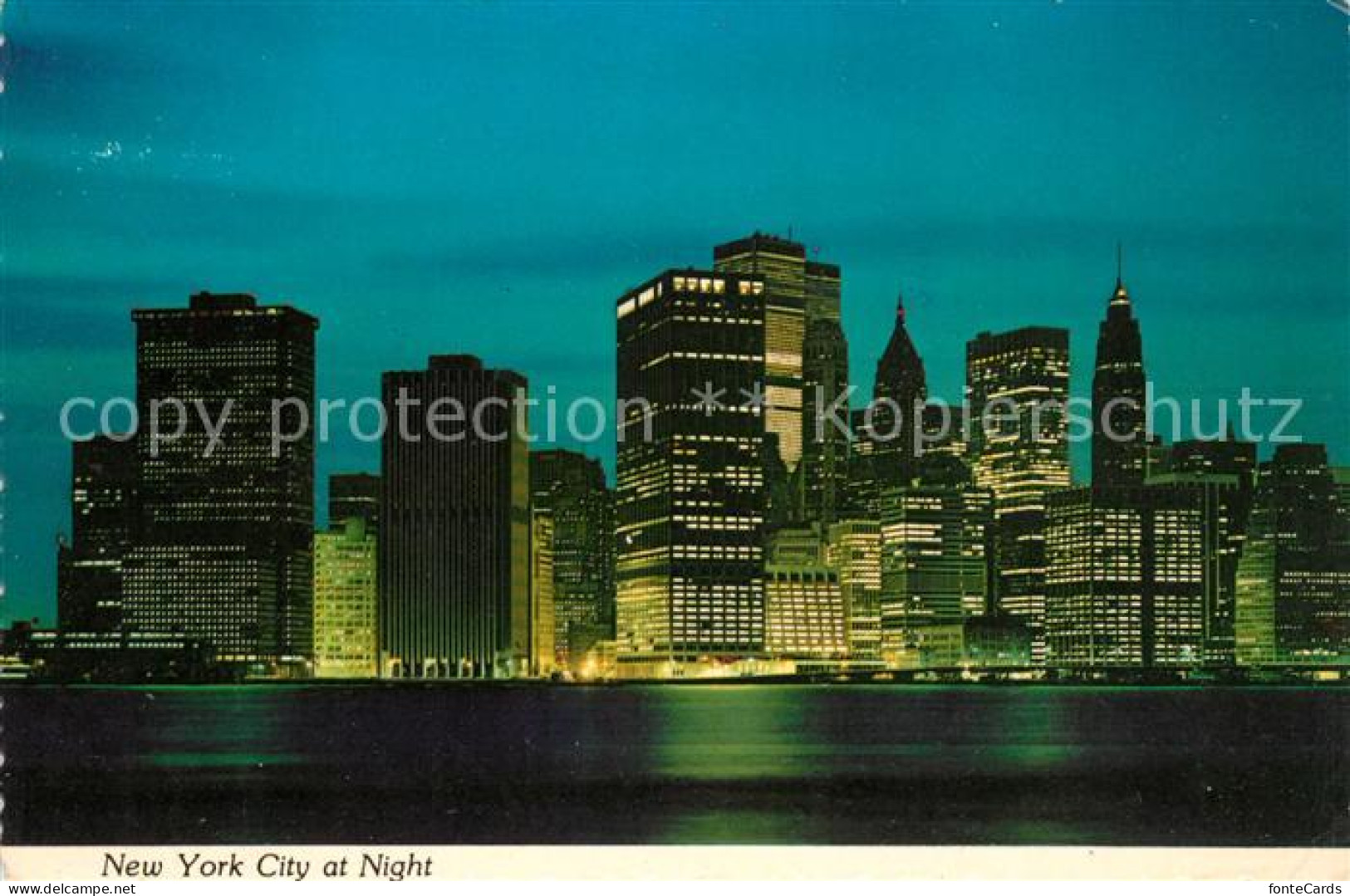 73125470 New_York_City Lower Manhattan At Night - Other & Unclassified