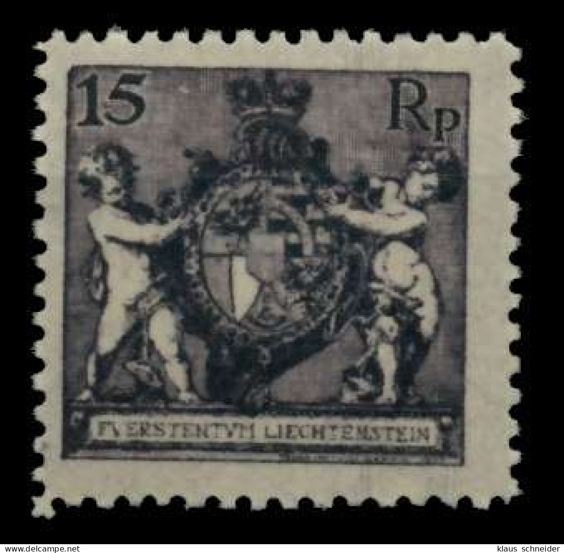 LIECHTENSTEIN 1921 Nr 52B Postfrisch X6F6FA6 - Unused Stamps