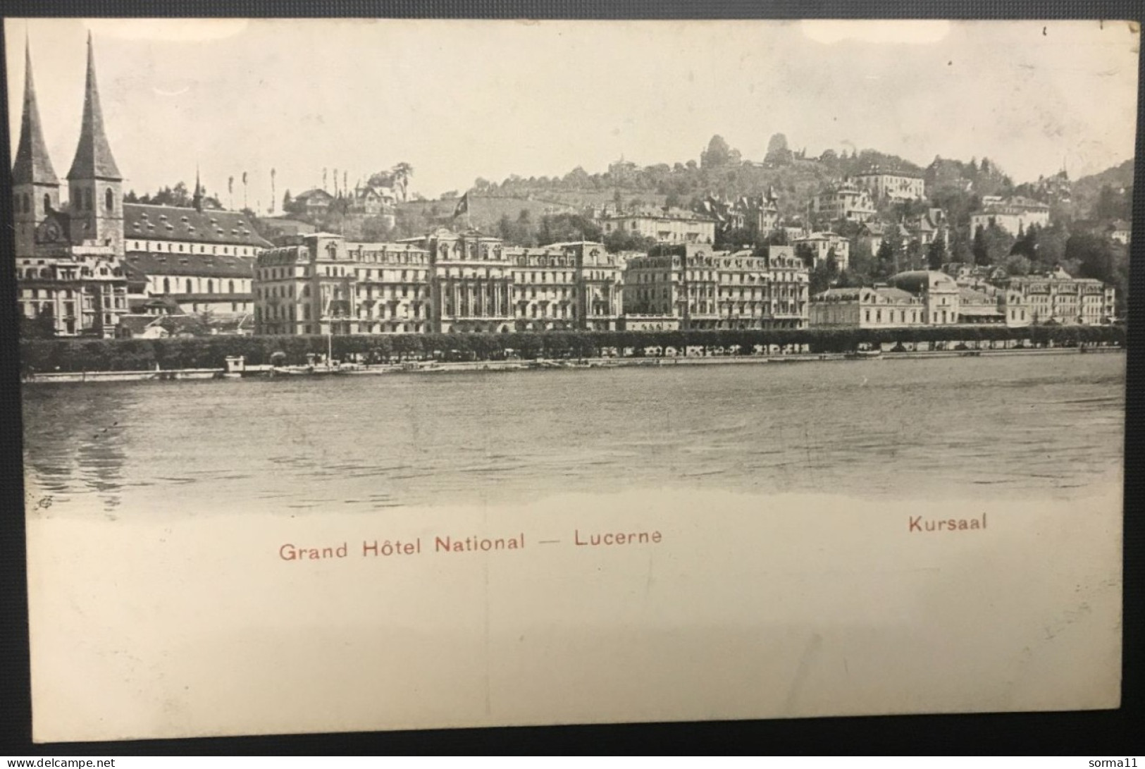 CPA LUZERN LUCERNE (Suisse) Grand Hôtel National - Lucerne