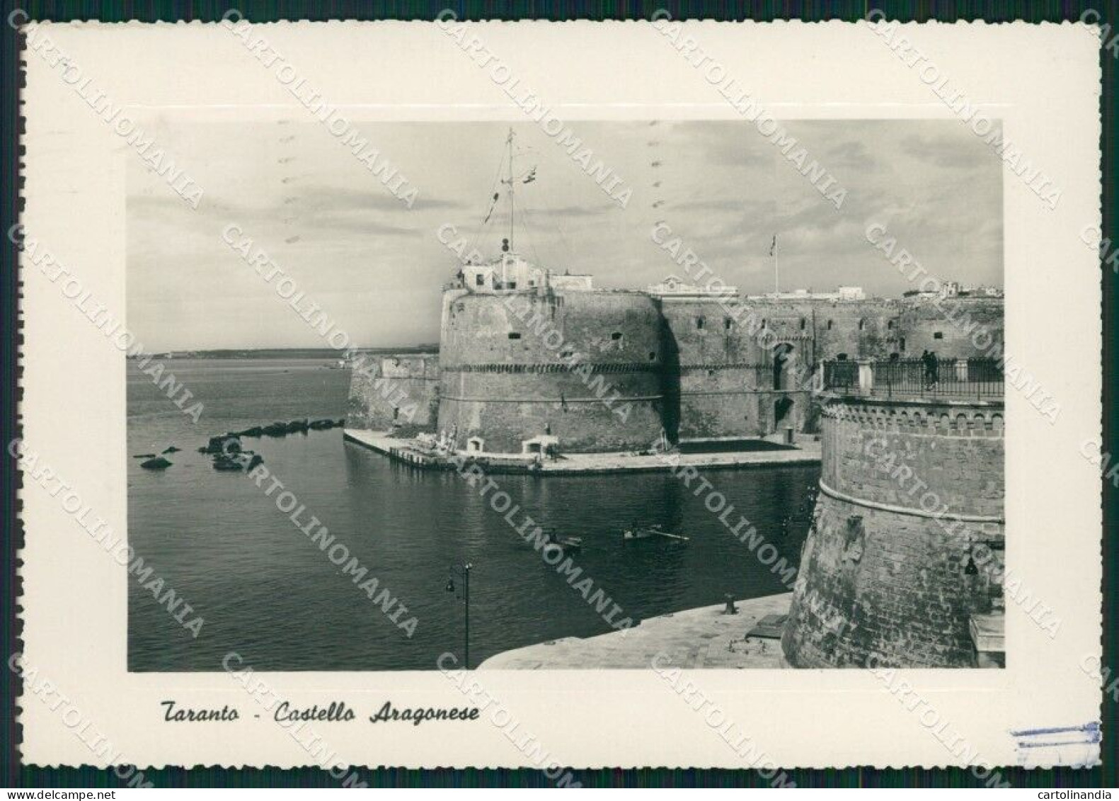 Taranto Città Castello Aragonese FG Foto Cartolina HB5011 - Taranto