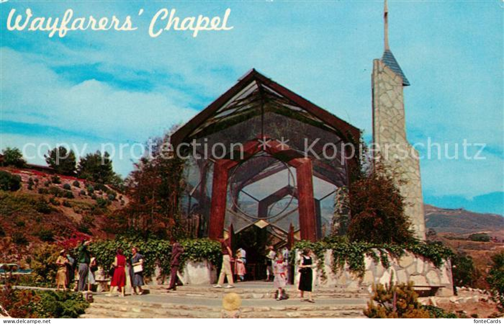 73123701 Los_Angeles_California Wayfarers Chapel In Portuguese Bend Region - Sonstige & Ohne Zuordnung