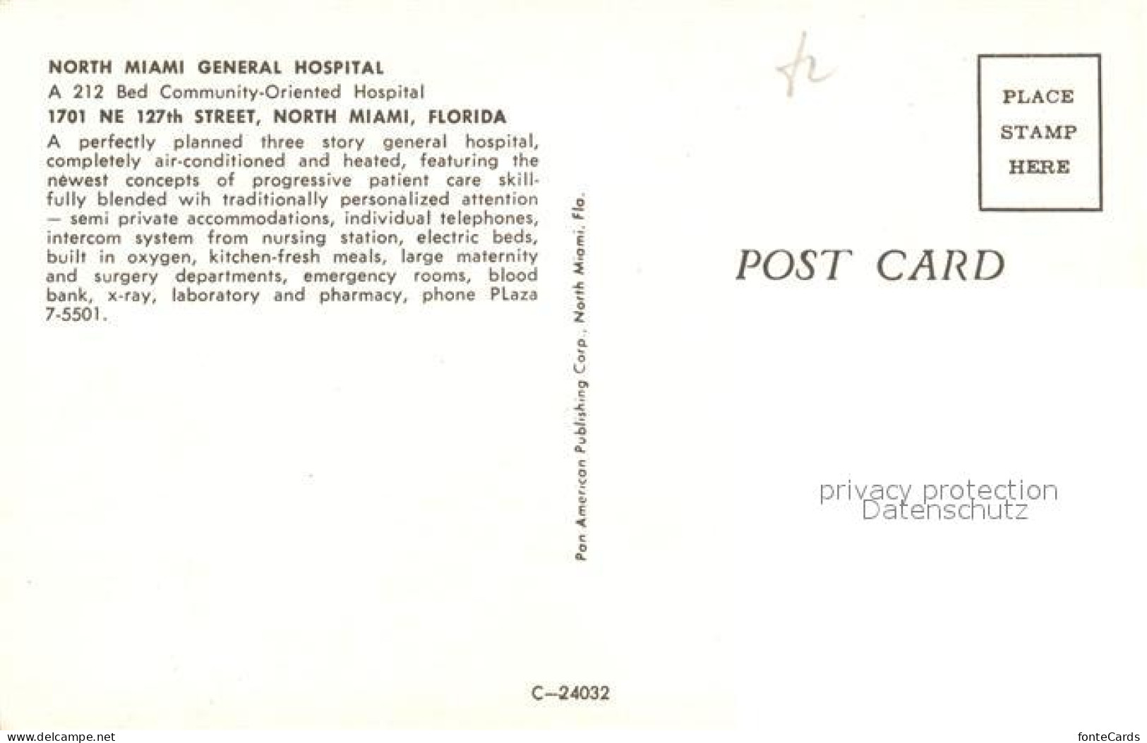 73123700 Miami_Florida North Miami General Hospital - Sonstige & Ohne Zuordnung