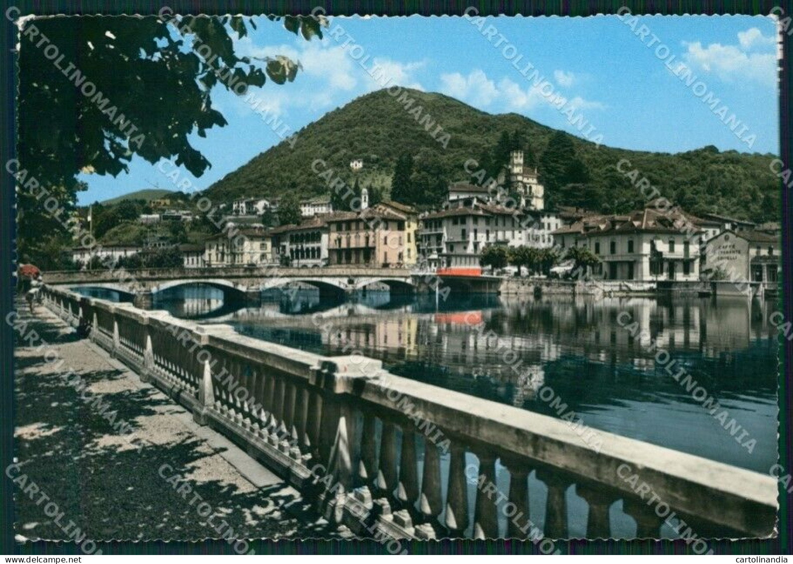 Svizzera Ponte Tresa Lago Di Lugano FG Foto Cartolina HB4966 - Sondrio