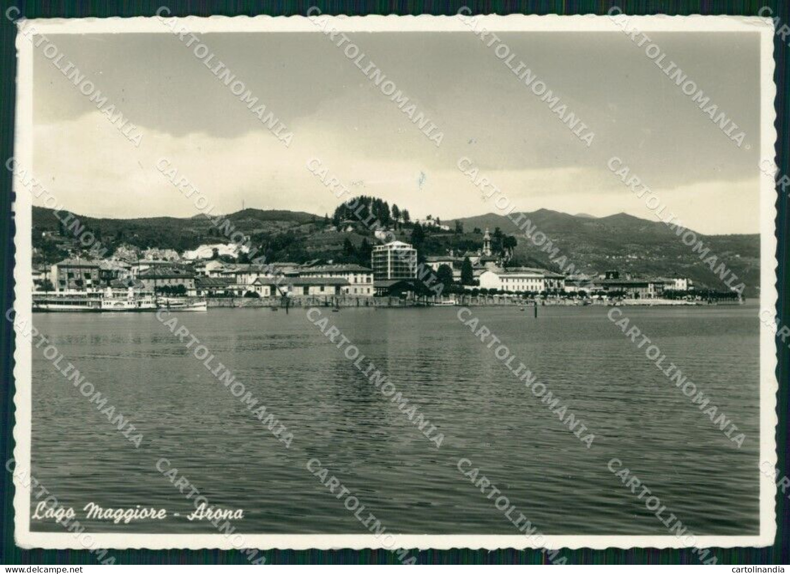 Novara Arona Lago Maggiore FG Foto Cartolina HB4989 - Novara