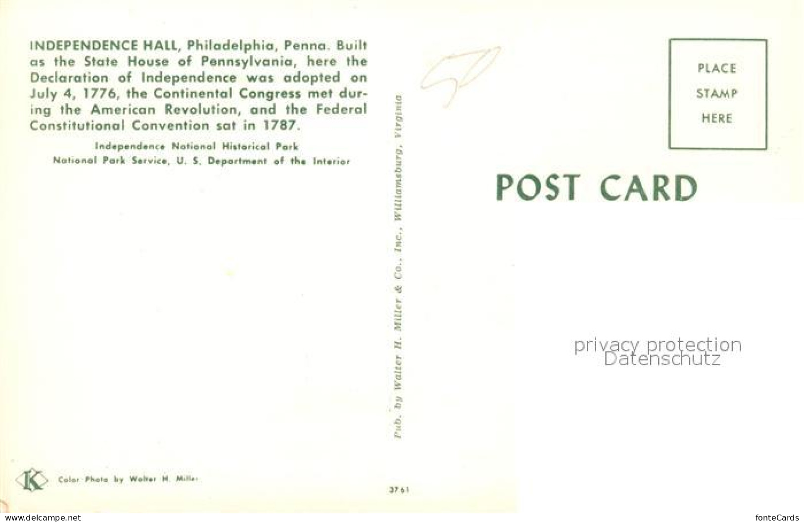 73123685 Philadelphia Pennsylvania Independance Hall Philadelphia Pennsylvania - Other & Unclassified