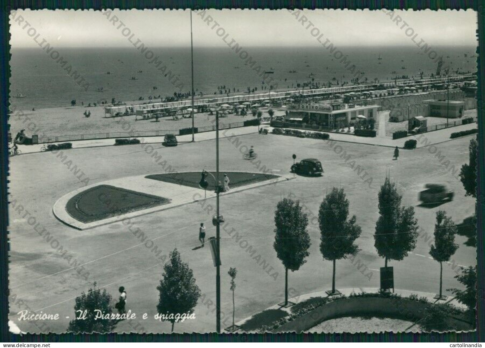 Rimini Riccione Foto FG Cartolina KB0090 - Rimini