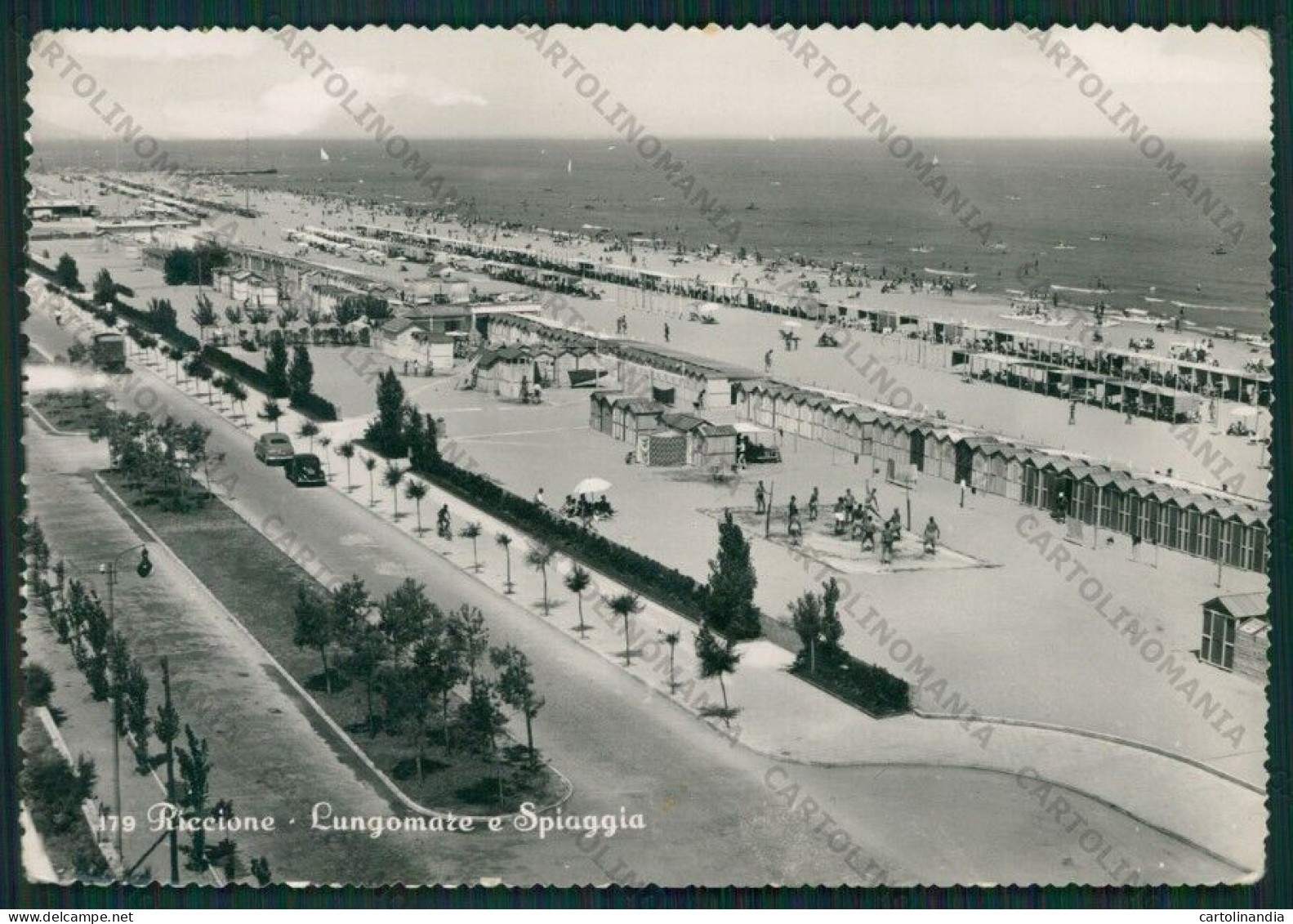 Rimini Riccione Foto FG Cartolina KB0117 - Rimini