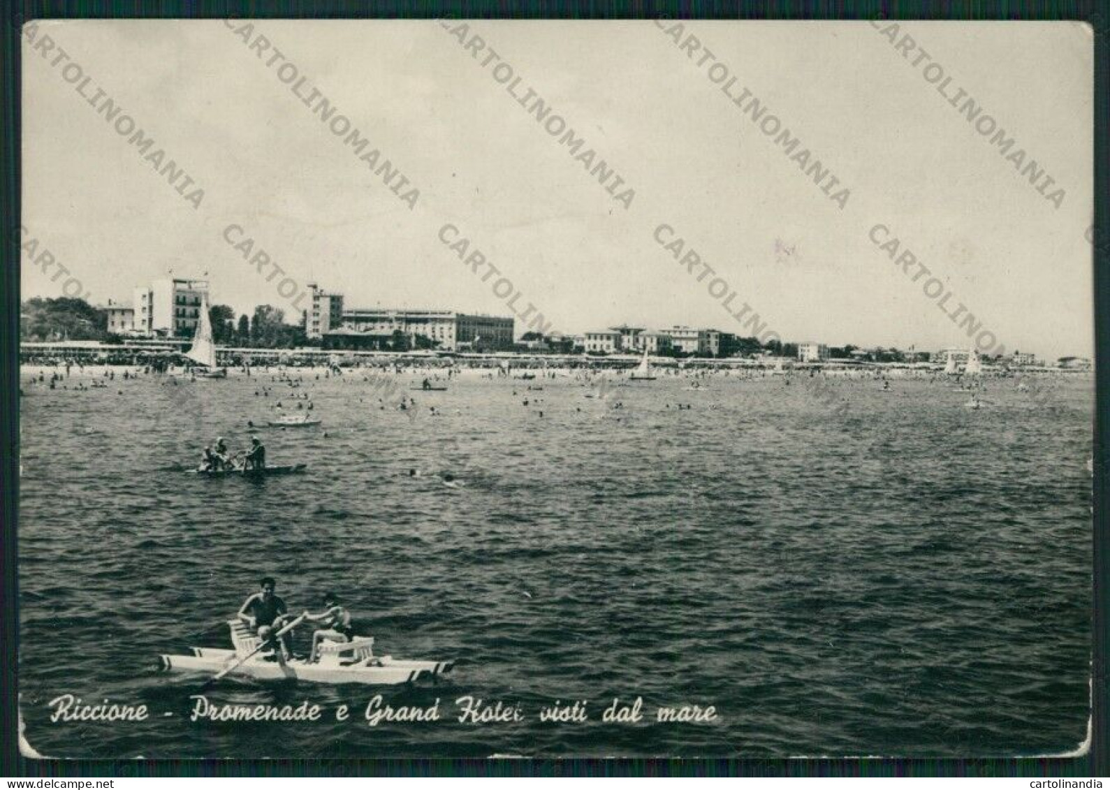 Rimini Riccione Foto FG Cartolina KB0071 - Rimini