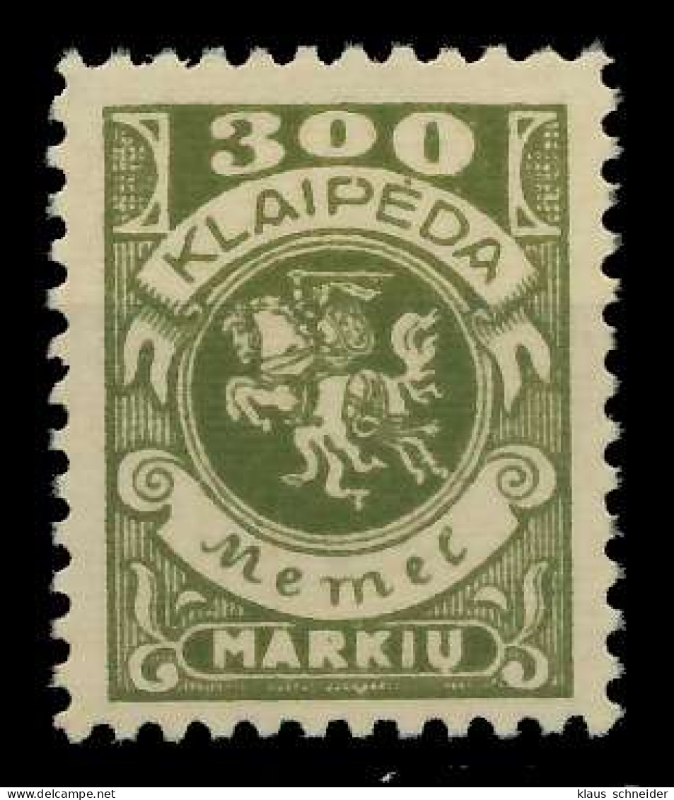MEMEL 1923 Nr 147 Postfrisch X7DA462 - Memelgebiet 1923