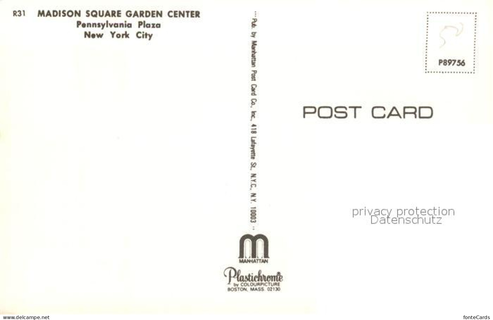 73123605 New_York_City Madison Square Garden Center Pennsylvania Plaza - Other & Unclassified