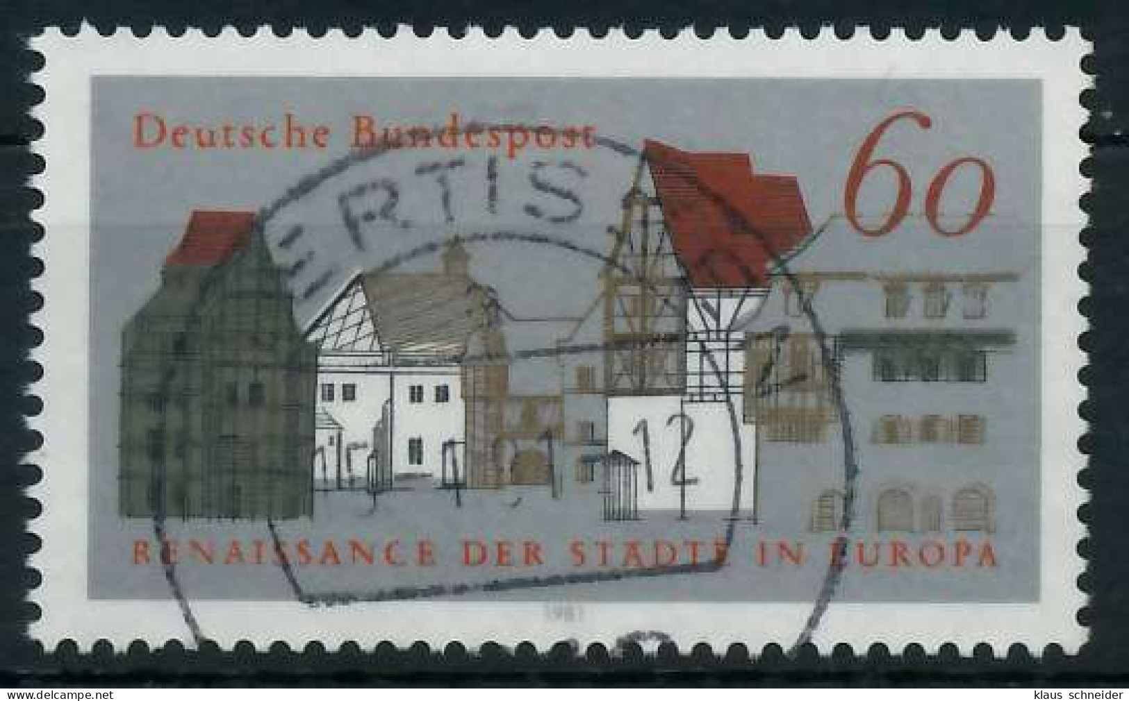 BRD BUND 1981 Nr 1084 Gestempelt X831A22 - Oblitérés