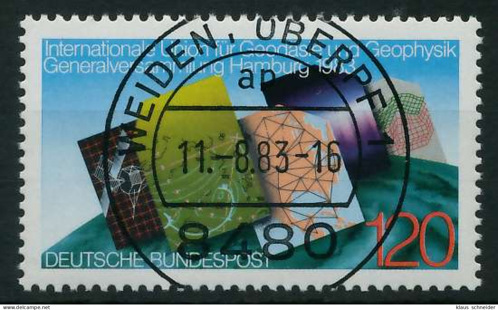 BRD 1983 Nr 1187 Zentrisch Gestempelt SENKR PAAR X831C16 - Gebraucht