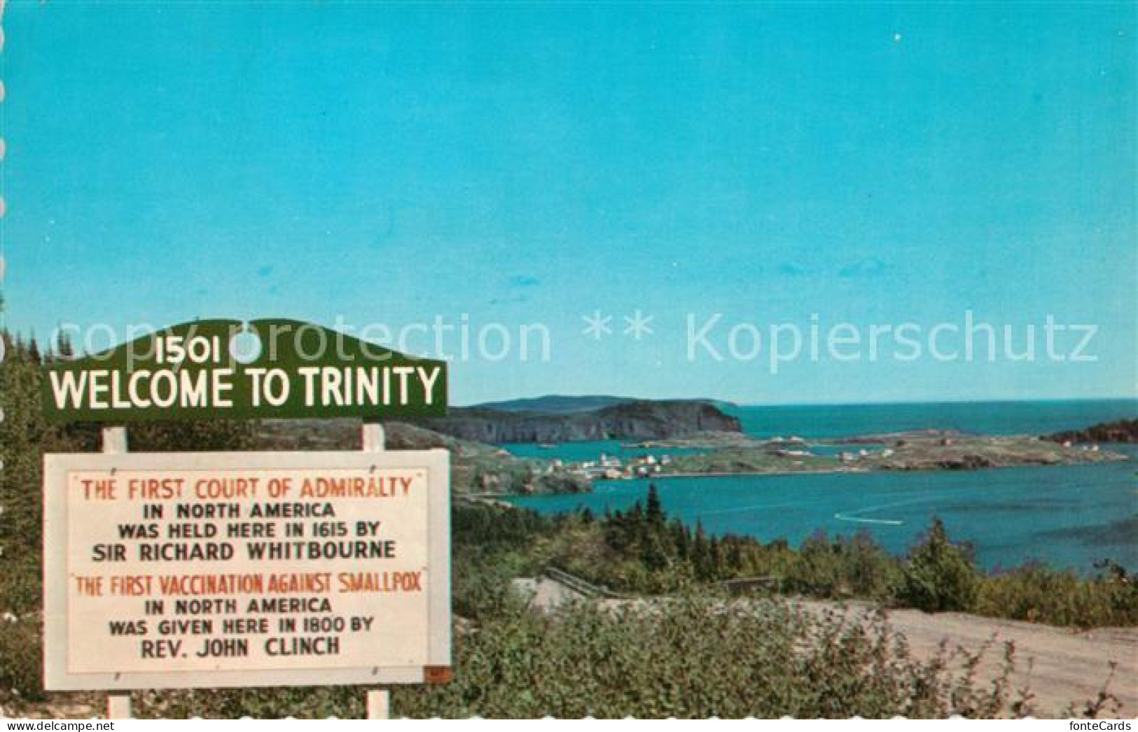 73123593 Trinity Newfoundland From The Look Off At Breakheart Hill Trinity Newfo - Non Classificati