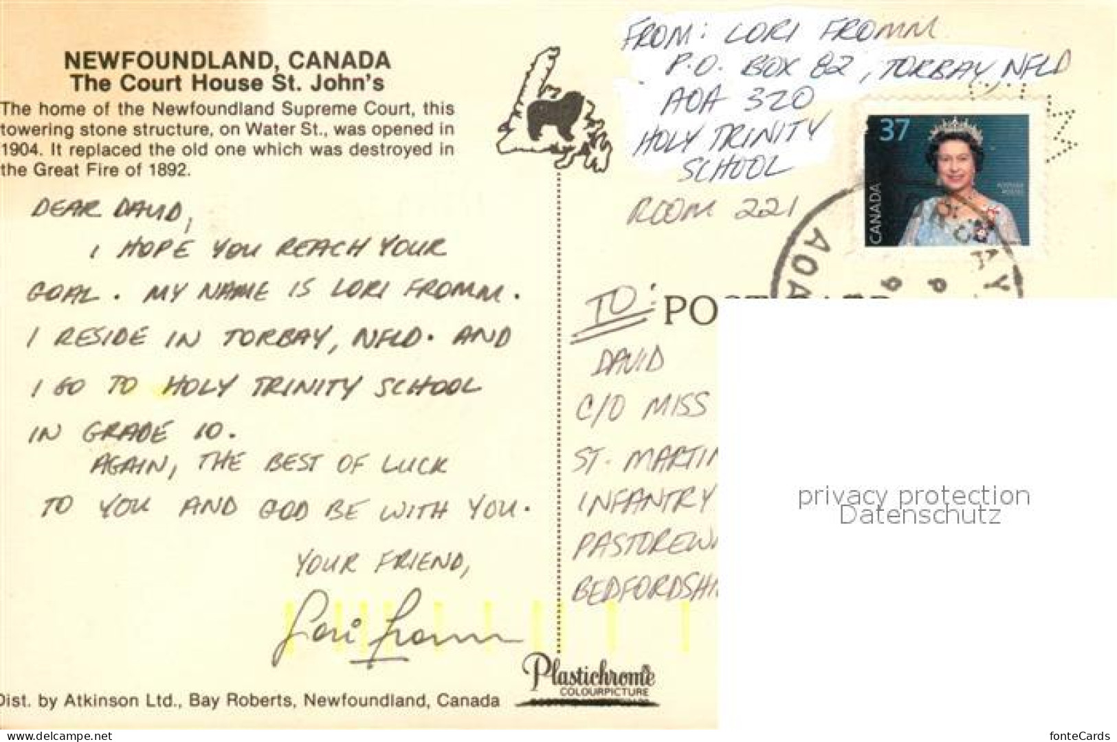 73123585 St Johns Newfoundland And Labrador Court House St Johns - Non Classificati