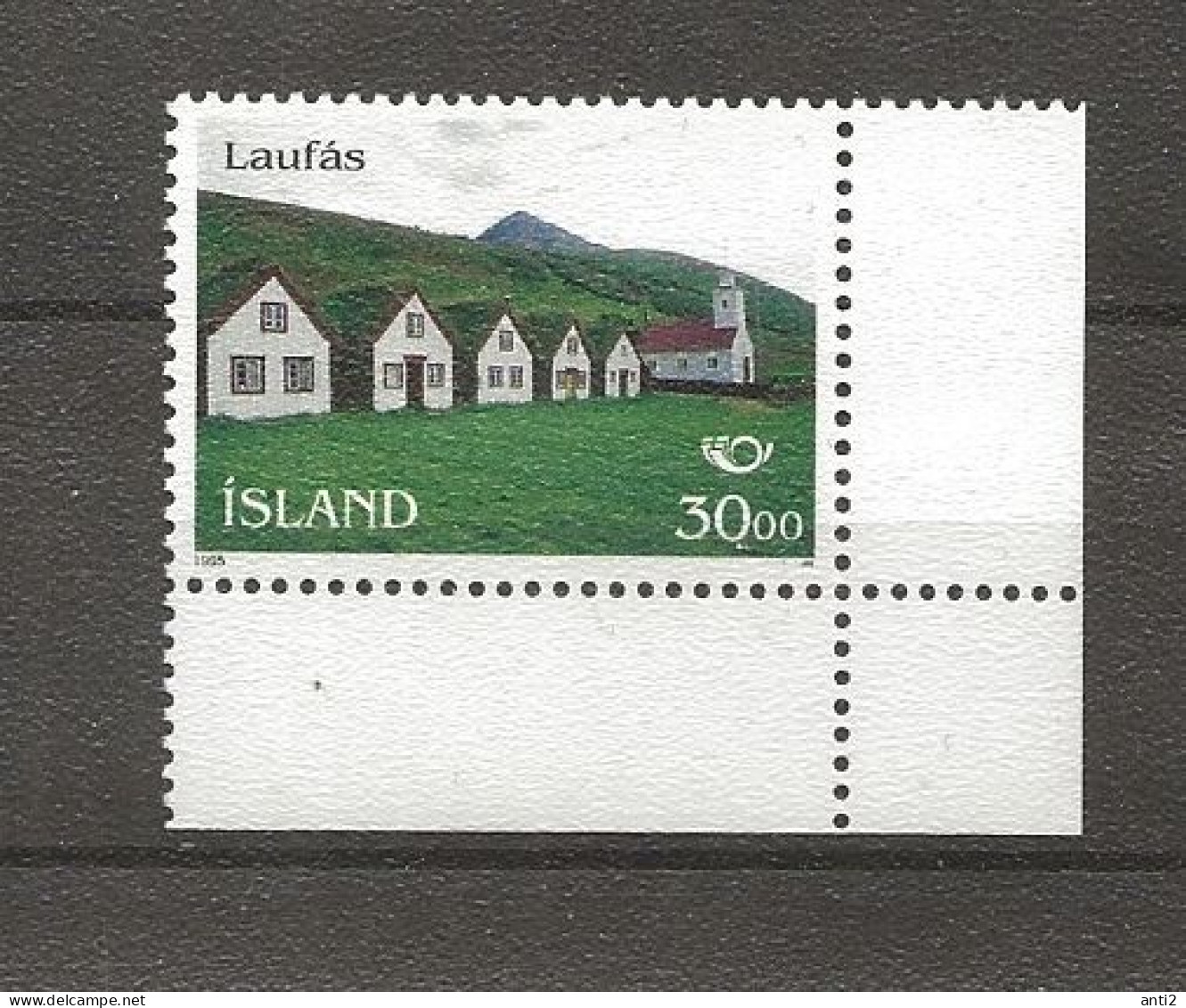 Island Iceland  1995 Norden: Tourism, Vicarage Laufás At Eyiafjord.  Mi  824, MNH(**) - Ongebruikt