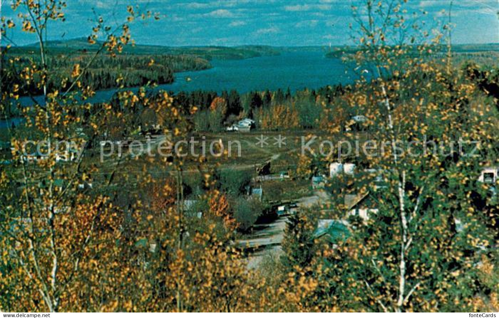 73123555 Saskatchewan View Overlooking Town Of Big River Cowan Lake Saskatchewan - Unclassified