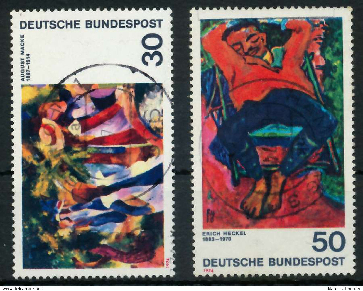 BRD 1974 Nr 816-817 Zentrisch Gestempelt X850D46 - Oblitérés