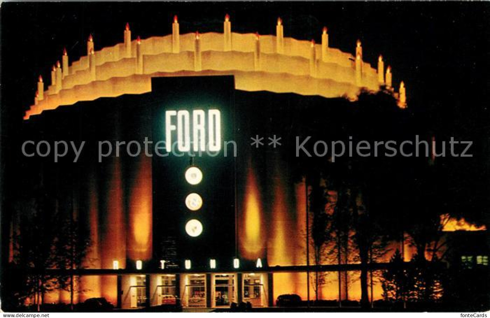 73123543 Dearborn_Michigan The Ford Rotunda At Night - Sonstige & Ohne Zuordnung