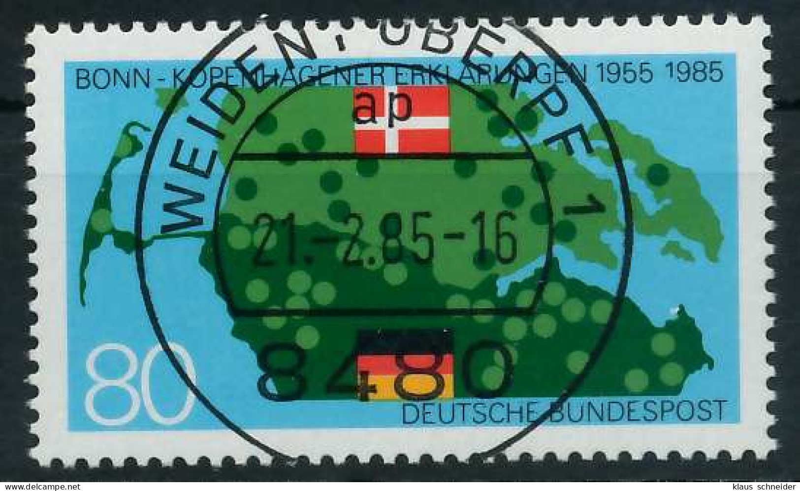 BRD BUND 1985 Nr 1241 Zentrisch Gestempelt X8548E6 - Gebraucht