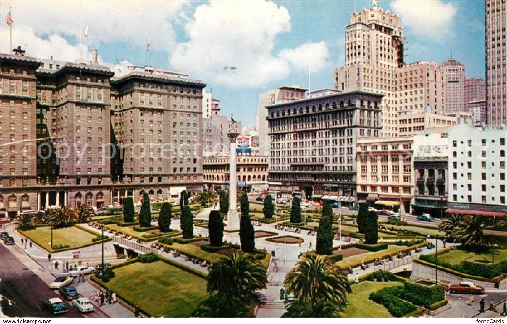 73123508 San_Francisco_California Union Square Admiral George Dewey Monument - Sonstige & Ohne Zuordnung