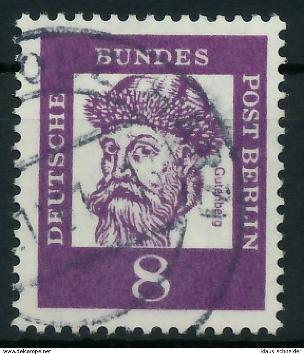 BERLIN DS BED. DEUT. Nr 201 Gestempelt X8779F6 - Gebraucht