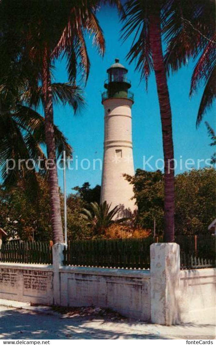 73123496 Key_West Lighthouse Coconut Palms - Sonstige & Ohne Zuordnung